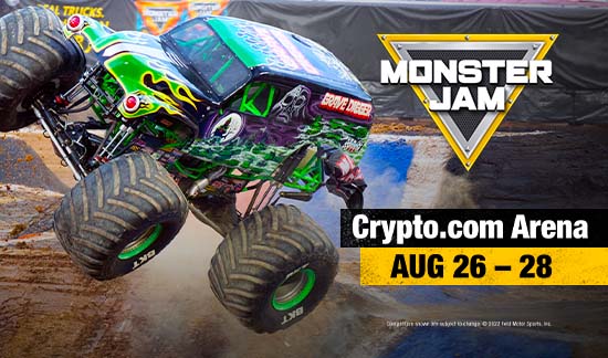 More Info for MONSTER JAM® ROARS BACK INTO LOS ANGELES THIS SUMMER  WITH ACTION-PACKED WEEKEND OF FAMILY FUN AT CRYPTO.COM ARENA FROM AUGUST 26–28