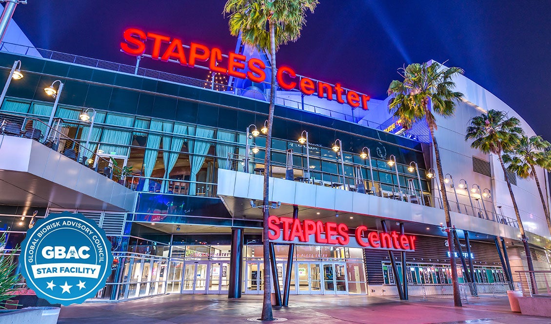 STAPLES Center Has Achieved GBAC STAR™ Facility Accreditation